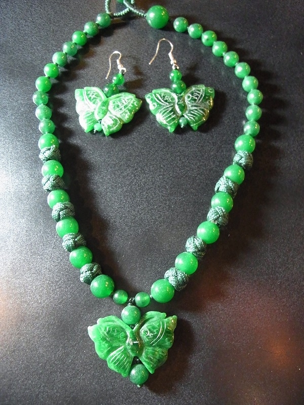 翡翠 ネックレス＆イヤリング | M.Fatale